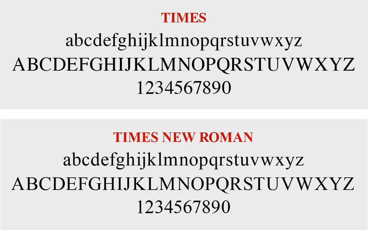 Times New Roman